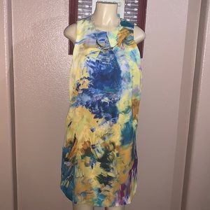 H&M Lined Sleeveless Multicolored Dress Sz 6